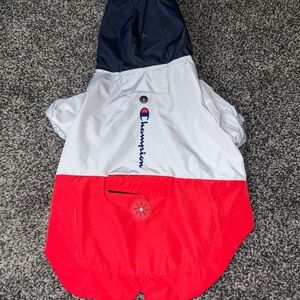 Champion Red and White Dog Jacket